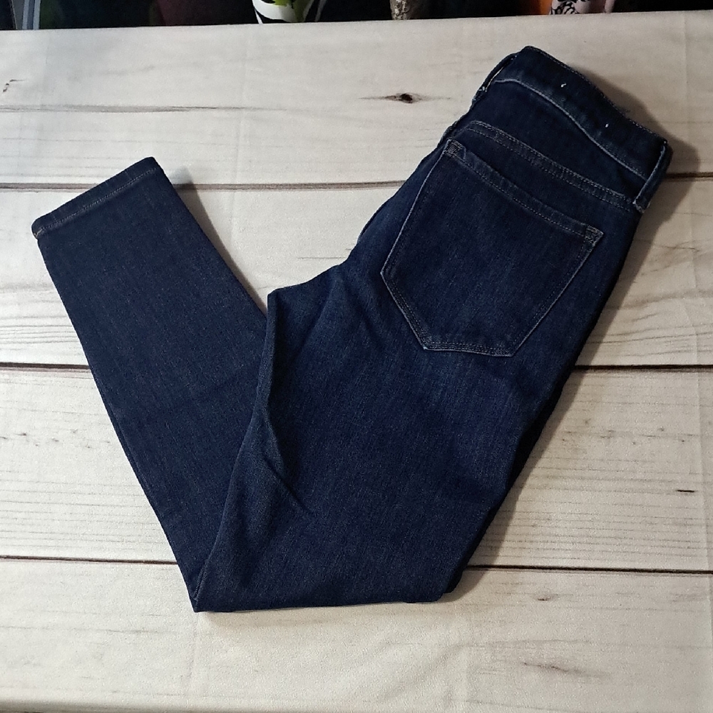 Banana Republic Dark Blue Skinny Ankle Jeans Size 28